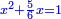 \scriptstyle{\color{blue}{x^2+\frac{5}{6}x=1}}