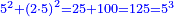 \scriptstyle{\color{blue}{5^2+\left(2\sdot5\right)^2=25+100=125=5^3}}