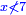 \scriptstyle{\color{blue}{x\nless7}}