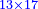 \scriptstyle{\color{blue}{13\times17}}