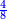 \scriptstyle{\color{blue}{\frac{4}{8}}}