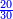 \scriptstyle{\color{blue}{\frac{20}{30}}}