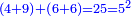 \scriptstyle{\color{blue}{\left(4+9\right)+\left(6+6\right)=25=5^2}}