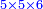 \scriptstyle{\color{blue}{5\times5\times6}}