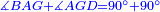 \scriptstyle{\color{blue}{\measuredangle BAG+\measuredangle AGD=90^\circ+90^\circ}}