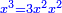 \scriptstyle{\color{blue}{x^3=3x^2x^2}}