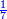 \scriptstyle{\color{blue}{\frac{1}{7}}}