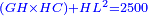 \scriptstyle{\color{blue}{\left(GH\times HC\right)+HL^2=2500}}