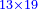 \scriptstyle{\color{blue}{13\times19}}