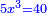 \scriptstyle{\color{blue}{5x^3=40}}