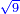 \scriptstyle{\color{blue}{\sqrt{9}}}
