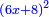 \scriptstyle{\color{blue}{\left(6x+8\right)^2}}