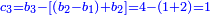\scriptstyle{\color{blue}{c_3=b_3-\left[\left(b_2-b_1\right)+b_2\right]=4-\left(1+2\right)=1}}