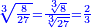 \scriptstyle{\color{blue}{\sqrt[3]{\frac{8}{27}}=\frac{\sqrt[3]{8}}{\sqrt[3]{27}}=\frac{2}{3}}}