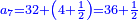 \scriptstyle{\color{blue}{a_7=32+\left(4+\frac{1}{2}\right)=36+\frac{1}{2}}}