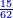 \scriptstyle{\color{blue}{\frac{15}{62}}}