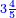 \scriptstyle{\color{blue}{3\frac{4}{5}}}