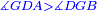 \scriptstyle{\color{blue}{\measuredangle GDA>\measuredangle DGB}}