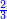 \scriptstyle{\color{blue}{\frac{2}{3}}}
