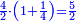 \scriptstyle{\color{blue}{\frac{4}{2}\sdot\left(1+\frac{1}{4}\right)=\frac{5}{2}}}