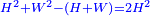 \scriptstyle{\color{blue}{H^2+W^2-\left(H+W\right)=2H^2}}