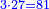 \scriptstyle{\color{blue}{3\sdot27=81}}