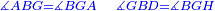 \scriptstyle{\color{blue}{\measuredangle ABG=\measuredangle BGA\quad\measuredangle GBD=\measuredangle BGH}}