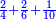 \scriptstyle{\color{blue}{\frac{2}{4}+\frac{2}{6}+\frac{1}{10}}}