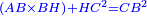 \scriptstyle{\color{blue}{\left(AB\times BH\right)+HC^2=CB^2}}