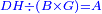 \scriptstyle{\color{blue}{DH\div\left(B\times G\right)=A}}