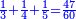 \scriptstyle{\color{blue}{\frac{1}{3}+\frac{1}{4}+\frac{1}{5}=\frac{47}{60}}}