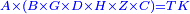 \scriptstyle{\color{blue}{A\times\left(B\times G\times D\times H\times Z\times C\right)=TK}}