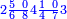 \scriptstyle{\color{blue}{2\frac{5\ 0}{6\ 8}4\frac{1\ 0}{4\ 7}3}}