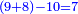 \scriptstyle{\color{blue}{\left(9+8\right)-10=7}}
