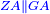 \scriptstyle{\color{blue}{ZA\parallel GA}}