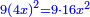 \scriptstyle{\color{blue}{9\left(4x\right)^2=9\sdot16x^2}}