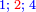 \scriptstyle{\color{blue}{1;\;{\color{red}{2}};\;4}}