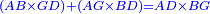 \scriptstyle{\color{blue}{\left(AB\times GD\right)+\left(AG\times BD\right)=AD\times BG}}