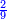 \scriptstyle{\color{blue}{\frac{2}{9}}}