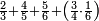 \scriptstyle\frac{2}{3}+\frac{4}{5}+\frac{5}{6}+\left(\frac{3}{4}\sdot\frac{1}{6}\right)