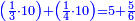 \scriptstyle{\color{blue}{\left(\frac{1}{3}\sdot10\right)+\left(\frac{1}{4}\sdot10\right)=5+\frac{5}{6}}}