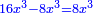 \scriptstyle{\color{blue}{16x^3-8x^3=8x^3}}