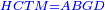 \scriptstyle{\color{blue}{HCTM=ABGD}}