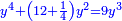 \scriptstyle{\color{blue}{y^4+\left(12+\frac{1}{4}\right)y^2=9y^3}}