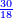 \scriptstyle{\color{blue}{\frac{30}{18}}}
