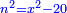 \scriptstyle{\color{blue}{n^2=x^2-20}}