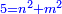 \scriptstyle{\color{blue}{5=n^2+m^2}}
