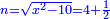 \scriptstyle{\color{blue}{n=\sqrt{x^2-10}=4+\frac{1}{2}}}