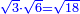 \scriptstyle{\color{blue}{\sqrt{3}\sdot\sqrt{6}=\sqrt{18}}}