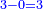 \scriptstyle{\color{blue}{3-0=3}}